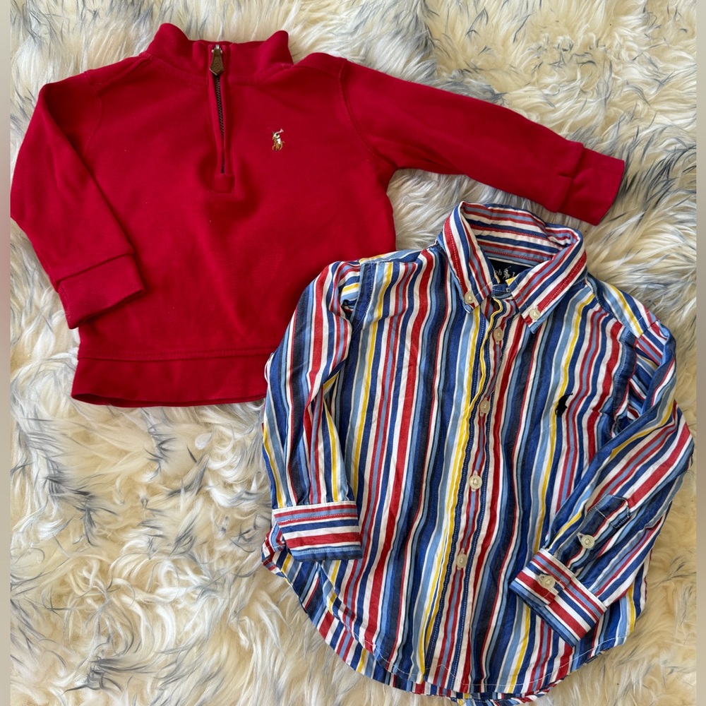 Polo Ralph Lauren Sweater and Button Down